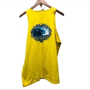 Vintage 90s Original Gecko Hawaii Men’s Yellow Tank L